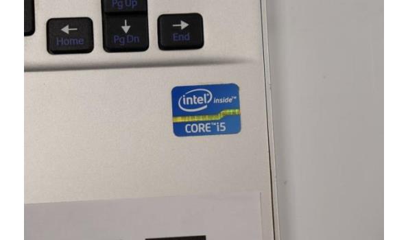 laptop SONY, Vaio, Intel Core i5, zonder kabels, paswoord niet gekend, werking niet gekend